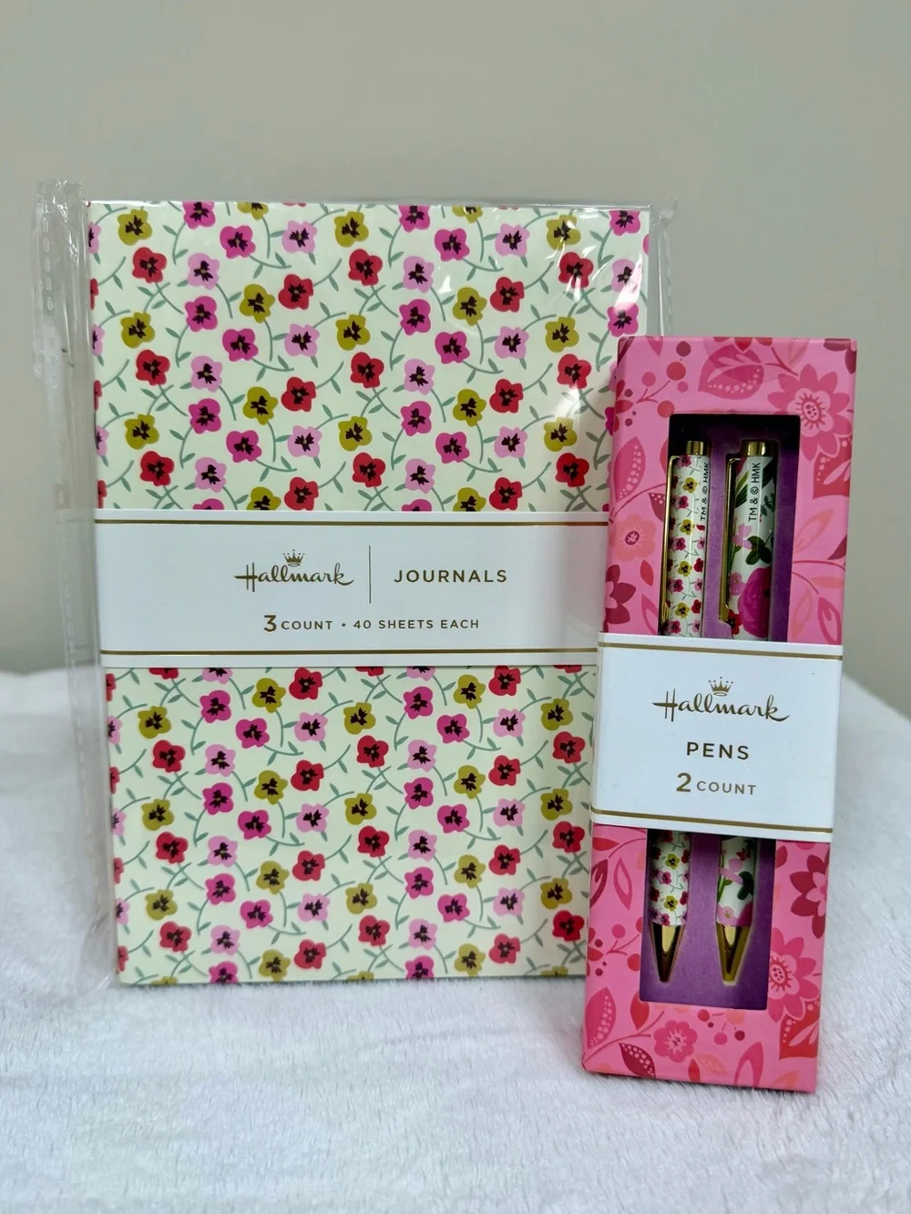 Hallmark Set of 3 Journals & Pens Gift Set